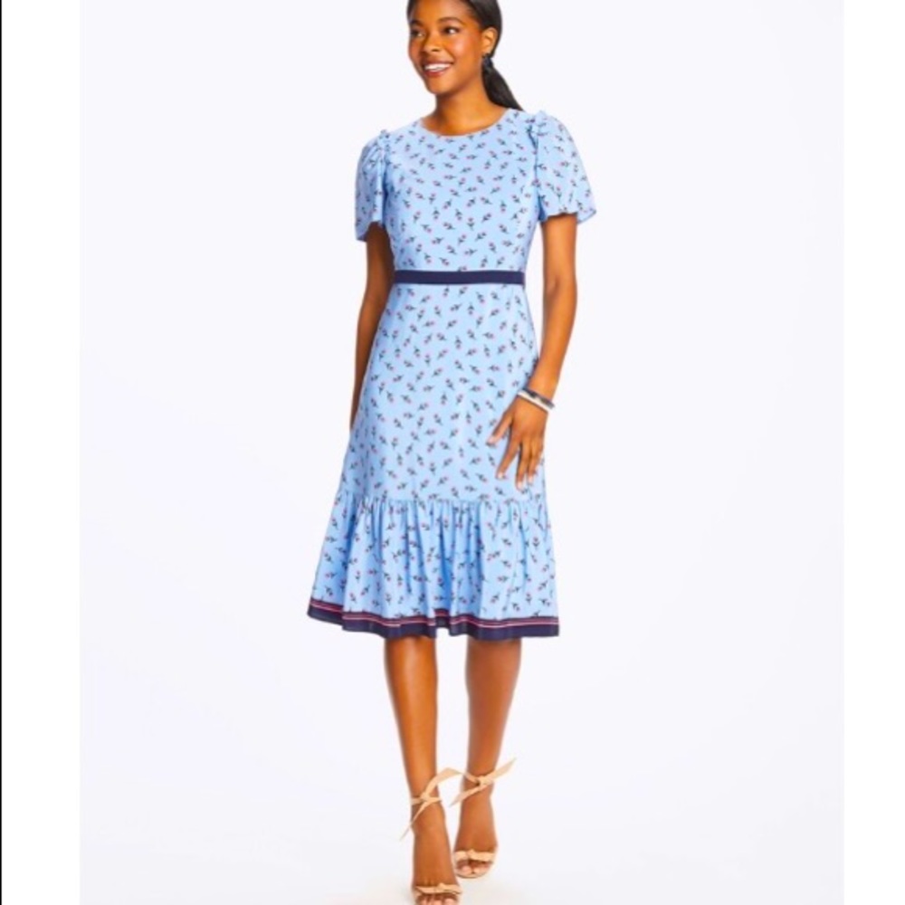Draper James 100% silk dress. New with tags, size 12.